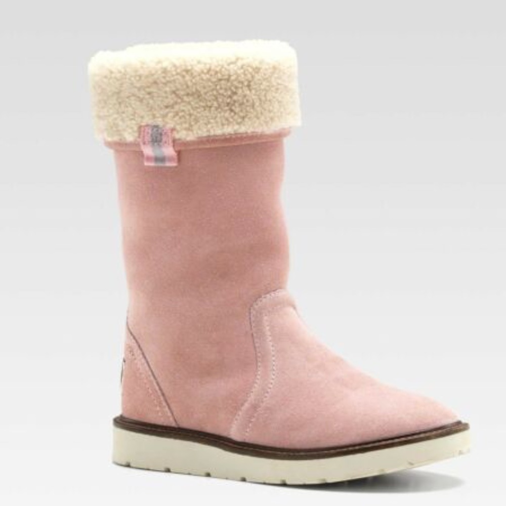 Gucci Kids Saintex Shearling Boots